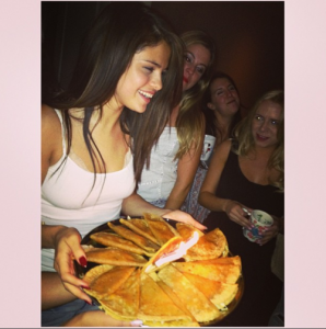 It starts with a shot or two of Jack - and then it inevitably ends with taco cake - if you're Selena Gomez, anyway.