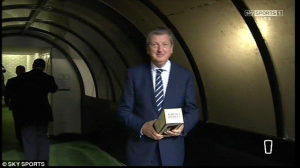 England national team manager fondling his Famous Grouse.