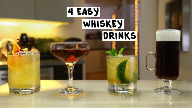 Four Easy Whiskey Drinks